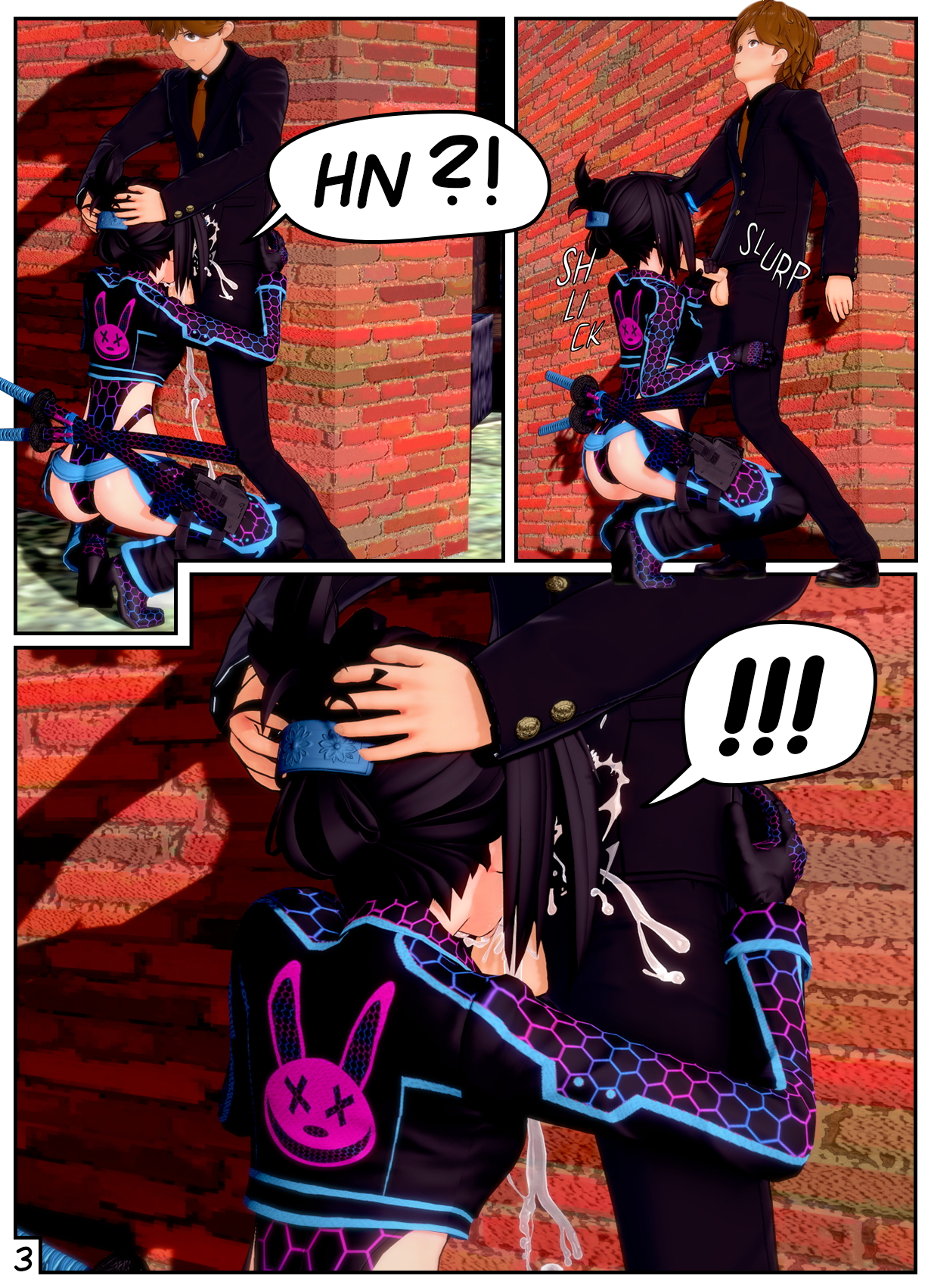  Just  an everyday mission  Manga Sex Oral Sex Vaginal Vaginal Sex Cyberpunk Female Cumshot Nsfw Sexy Pussy Blowjob Boobs Natural Boobs 4