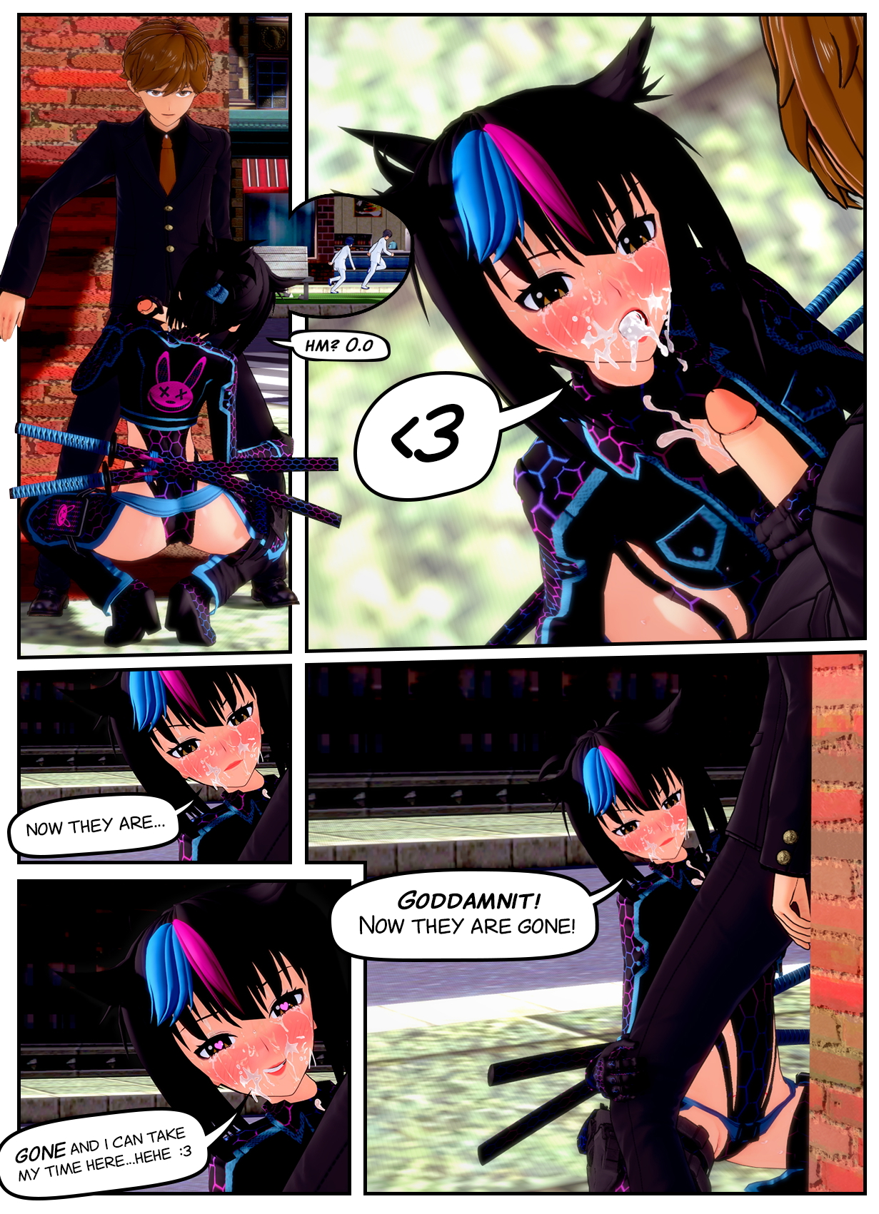  Just  an everyday mission  Manga Sex Oral Sex Vaginal Vaginal Sex Cyberpunk Female Cumshot Nsfw Sexy Pussy Blowjob Boobs Natural Boobs 5