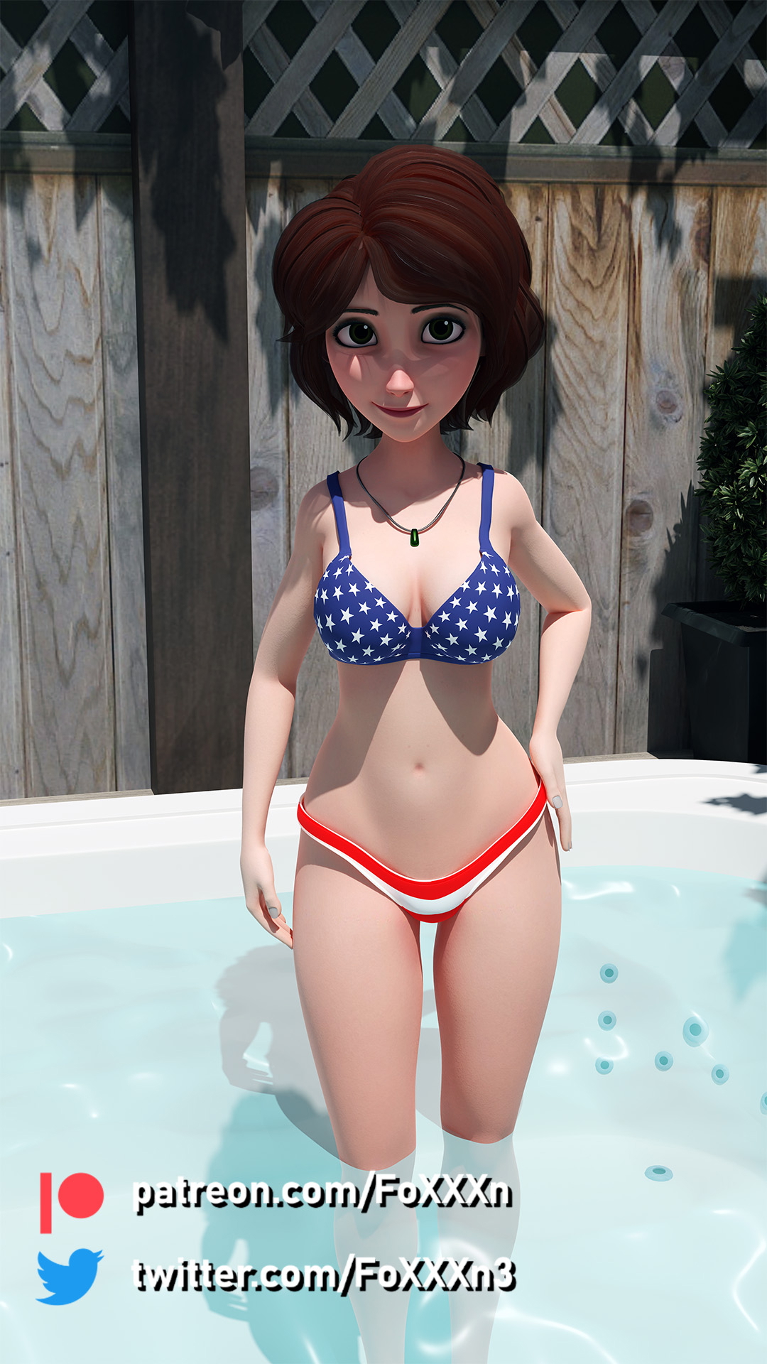 Aunt Cass 4th July Aunt Cass Big Hero 6 3d Porn Milf Bikini