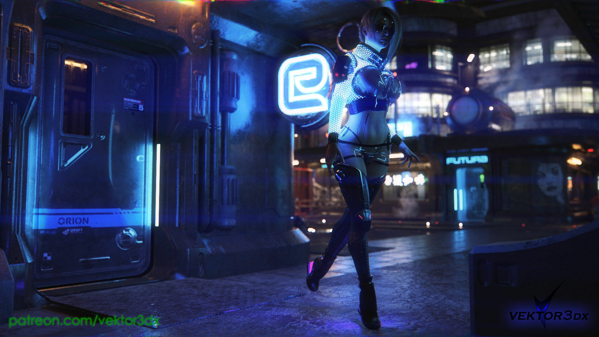 AI character  Android Public In Public Thigh Highs Cyberpunk 2