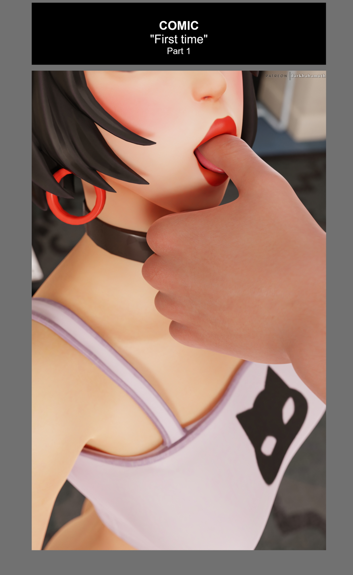 Comic  First time  part 1. Evie Fortnite Comic