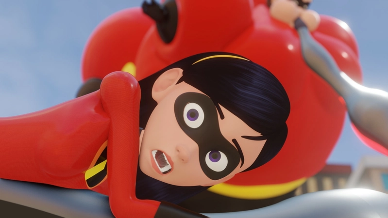 Elastigirl and Violet save the day! The Incredibles Helen Parr Inflation Fetish Breast Expansion Big Breasts Body Inflation Bbw 4