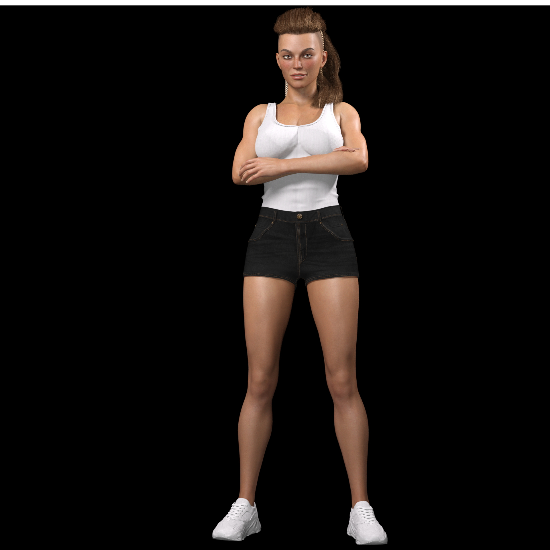 O MARLISSTUDIO: Marlis  Tomboy Cute Cutegirl Hot Strong 3d Girl Sexy Futa 2