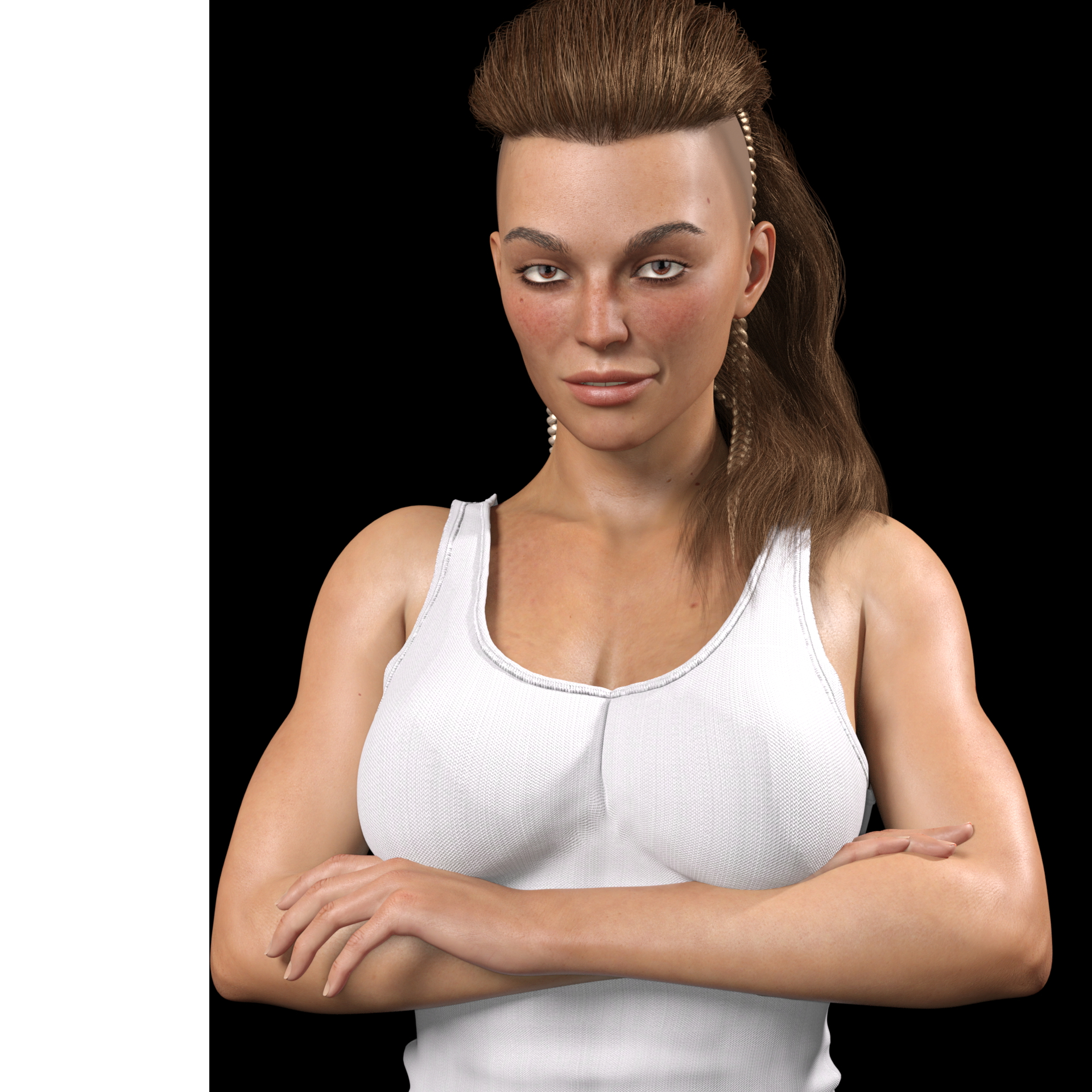 O MARLISSTUDIO: Marlis  Tomboy Cute Cutegirl Hot Strong 3d Girl Sexy Futa 3