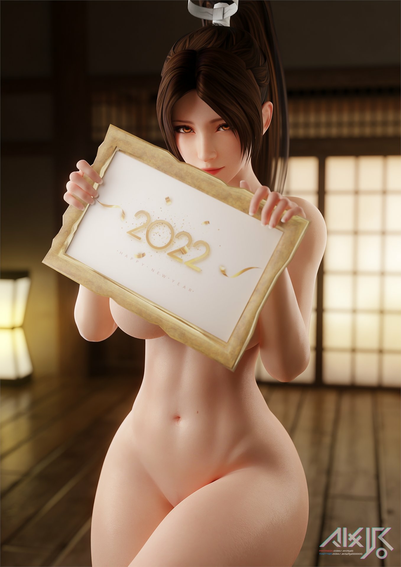 Happy New Year 2022! Dead Or Alive Mai Shiranui 3d Porn 3d Girl Nsfw Sexy Big Tits Big Breasts