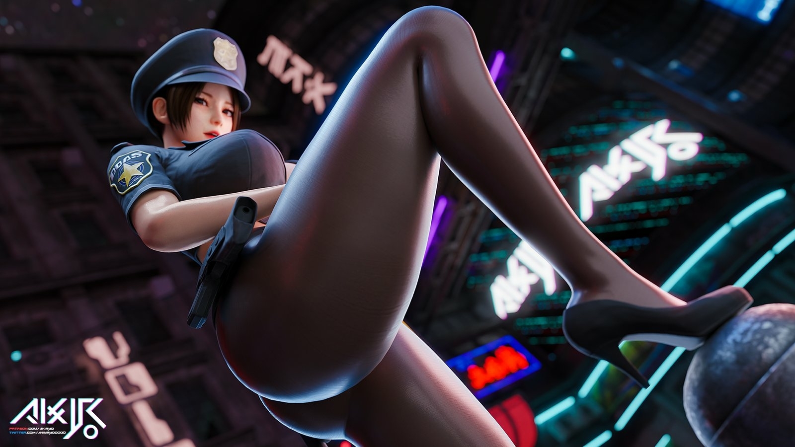 Don t move!💦You d better listen to me.🚨 Normal version Mai Shiranui Dead Or Alive 3d Porn 3d Girl Nsfw Sexy Big Tits Big Breasts Outfit Big Booty Stockings Police 2