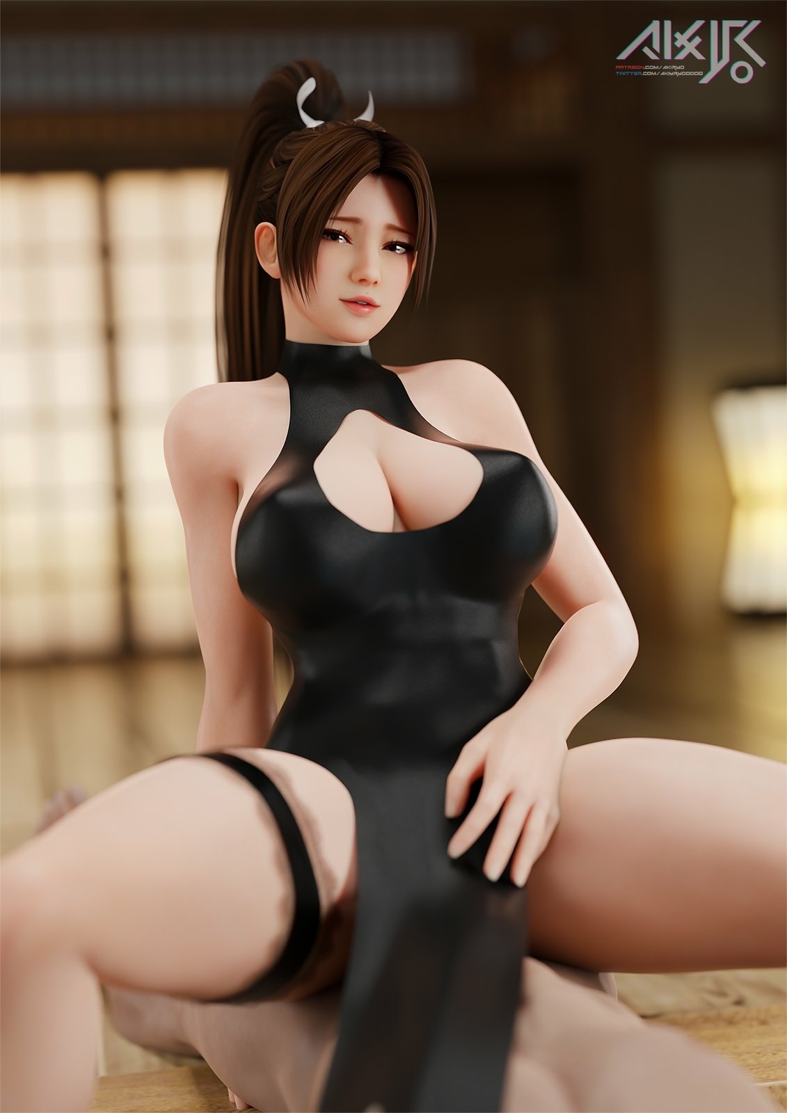 A secret place.♥ Dead Or Alive Mai Shiranui 3d Porn 3d Girl Nsfw Sexy Big Tits Big Breasts Perfect Body Dress Outfit Elegant On Top Cowgirl Riding