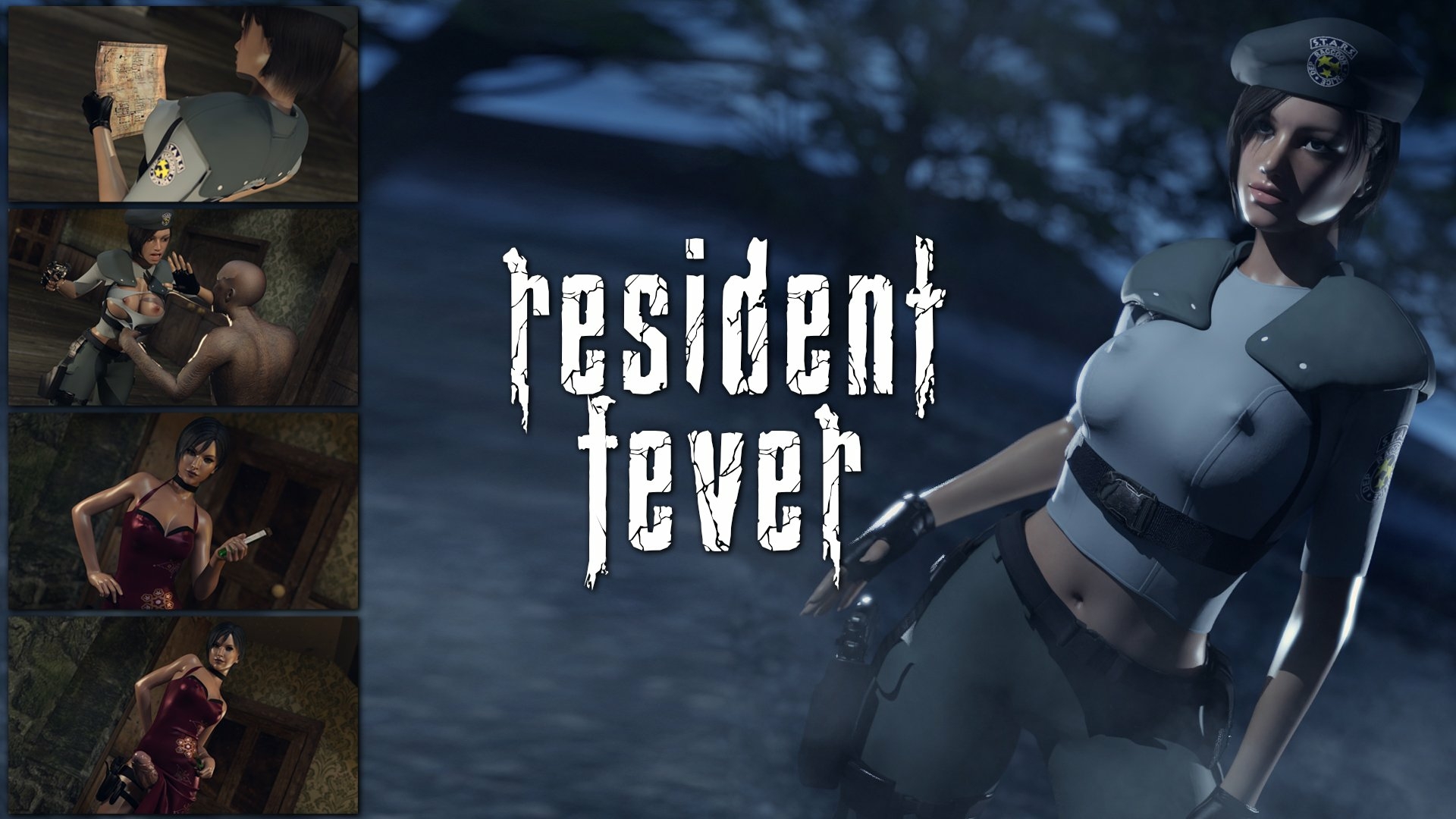 Resident Fever part one is out now on my Patreon! Ada Wong Jill Valentine 3d Porn Videogame Game 2