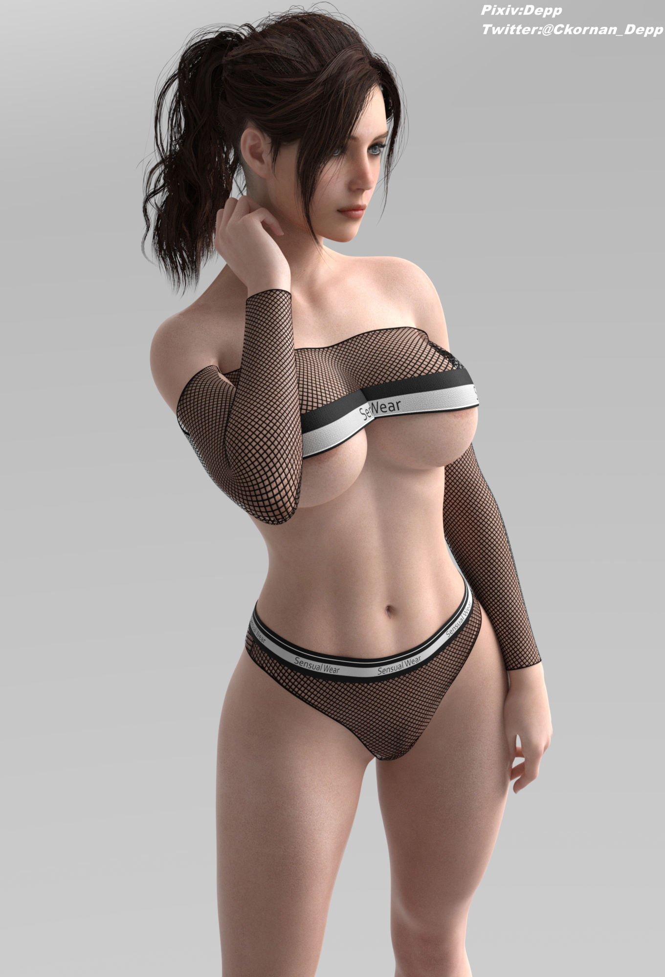 Fitness Girl Resident Evil Claire Redfield Rule34 3d Girl Big Tits Pussy