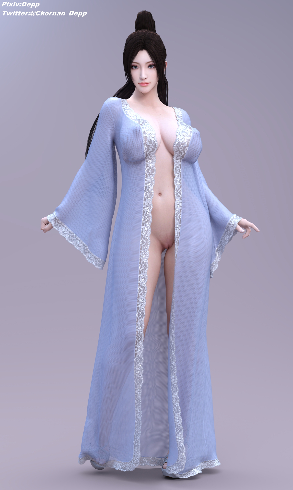 清水出芙蓉 天然去雕饰  3d Girl Half Naked Big Tits Big Breasts Pussy