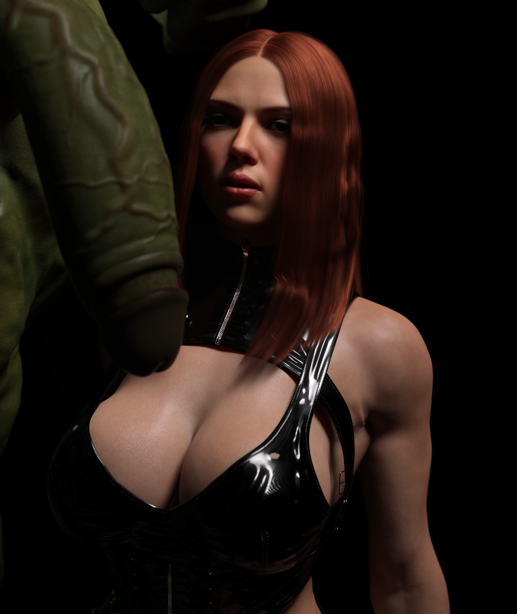 Natasha and Hulk Natasha Romanoff Hulk Avengers 3d Porn Big Tits Big Breasts Latex Big Dick