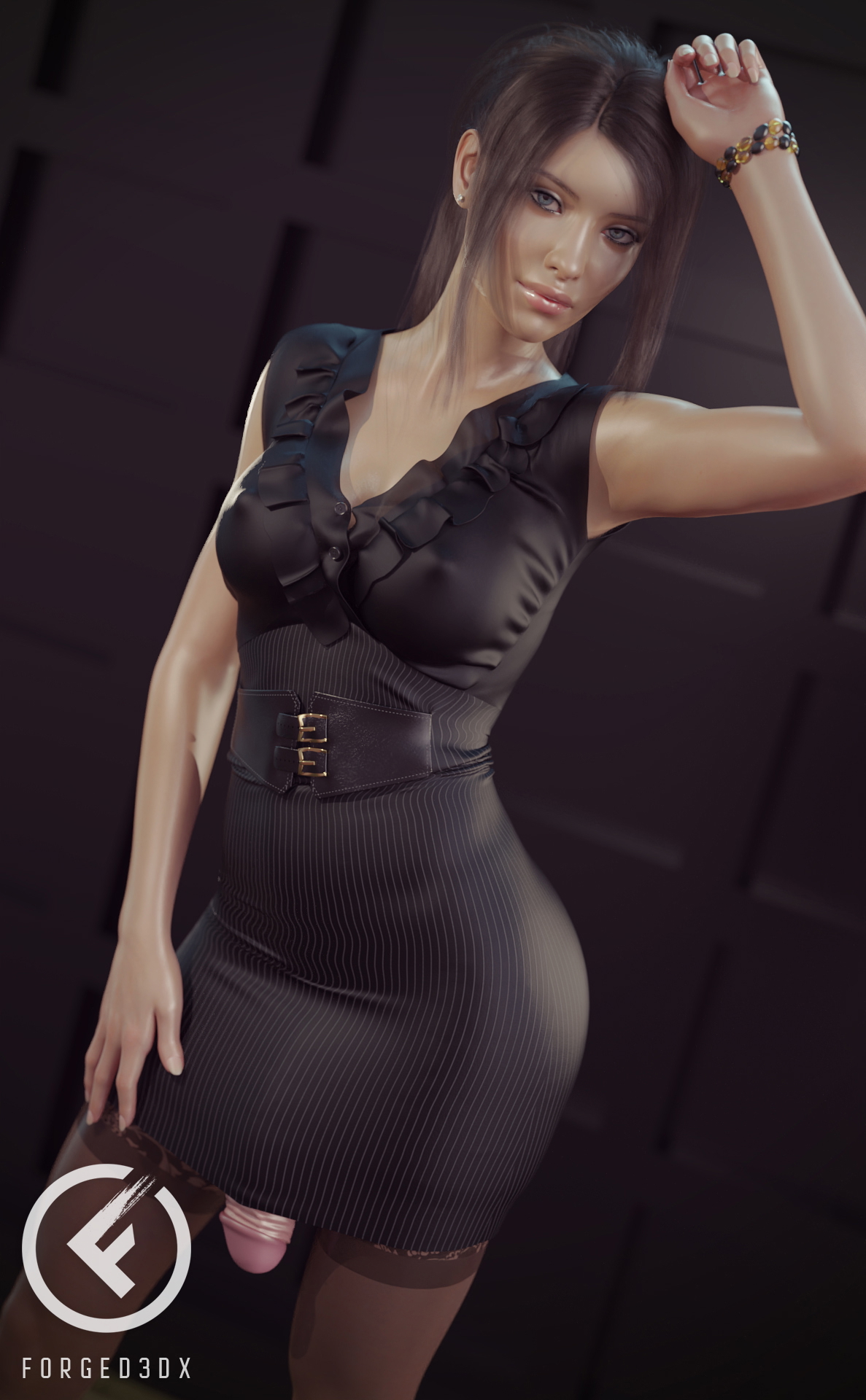 Introducing Mia. All class and elegance!  3d Girl 3d Porn Big Dick Dickgirl Futanari Futa Cum 5