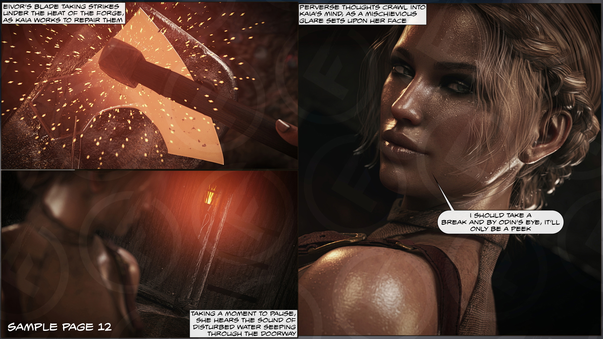 A Viking s Lust - Part three  Viking Heroine Warrior 3d Girl Comic Futanari Futa Dickgirl Big Dick 7