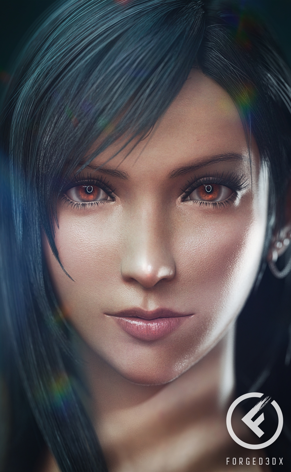 Do we all like Tifa? 😍 Tifa Lockhart Final Fantasy Face Portrait Sfw