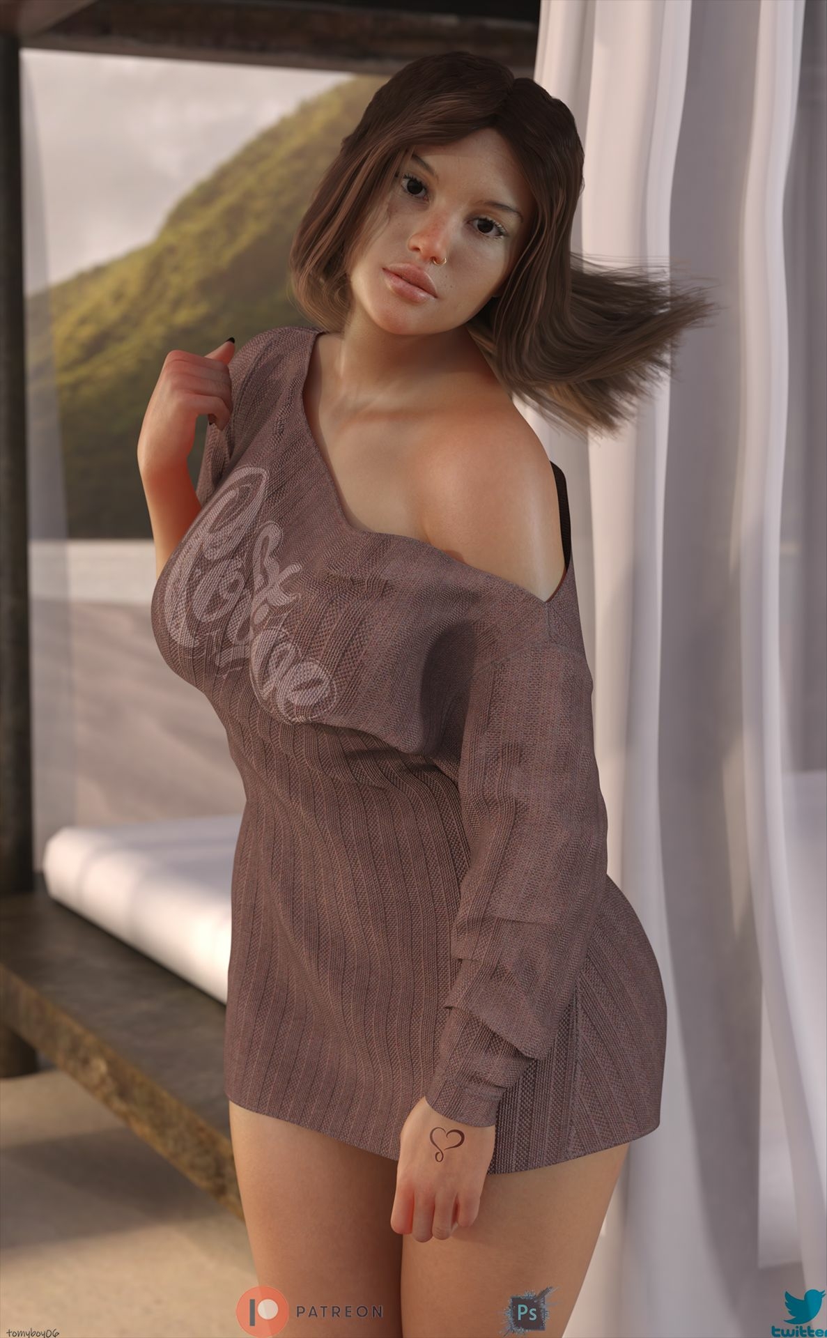 tomySTYLEs Adele - Curvy  3d Girl 3dnsfw Nude Nsfw 2