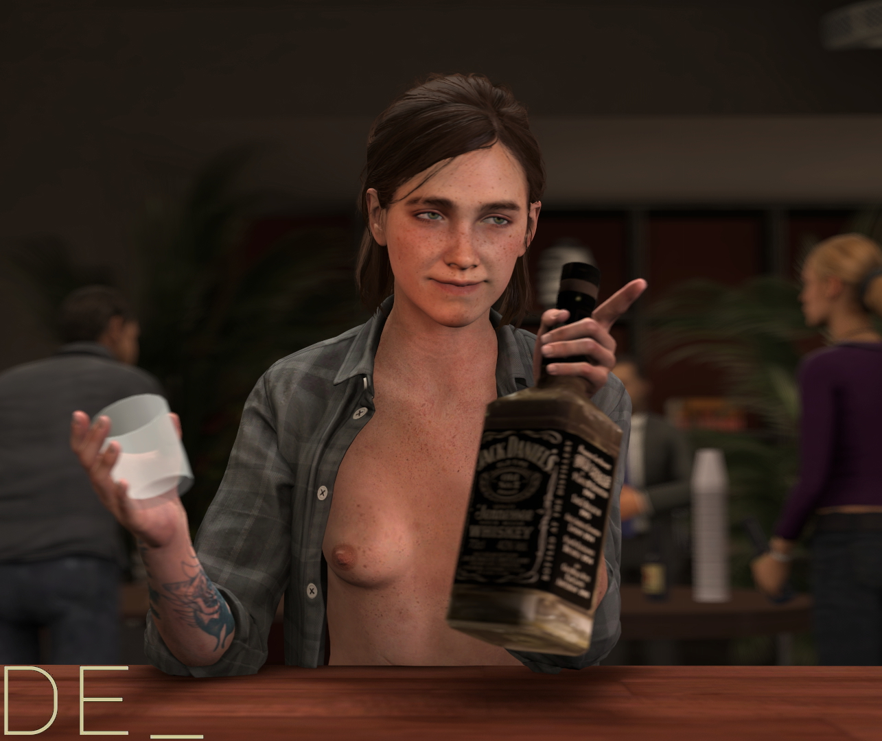 Tipsy Ellie Ellie (the Last Of Us) 