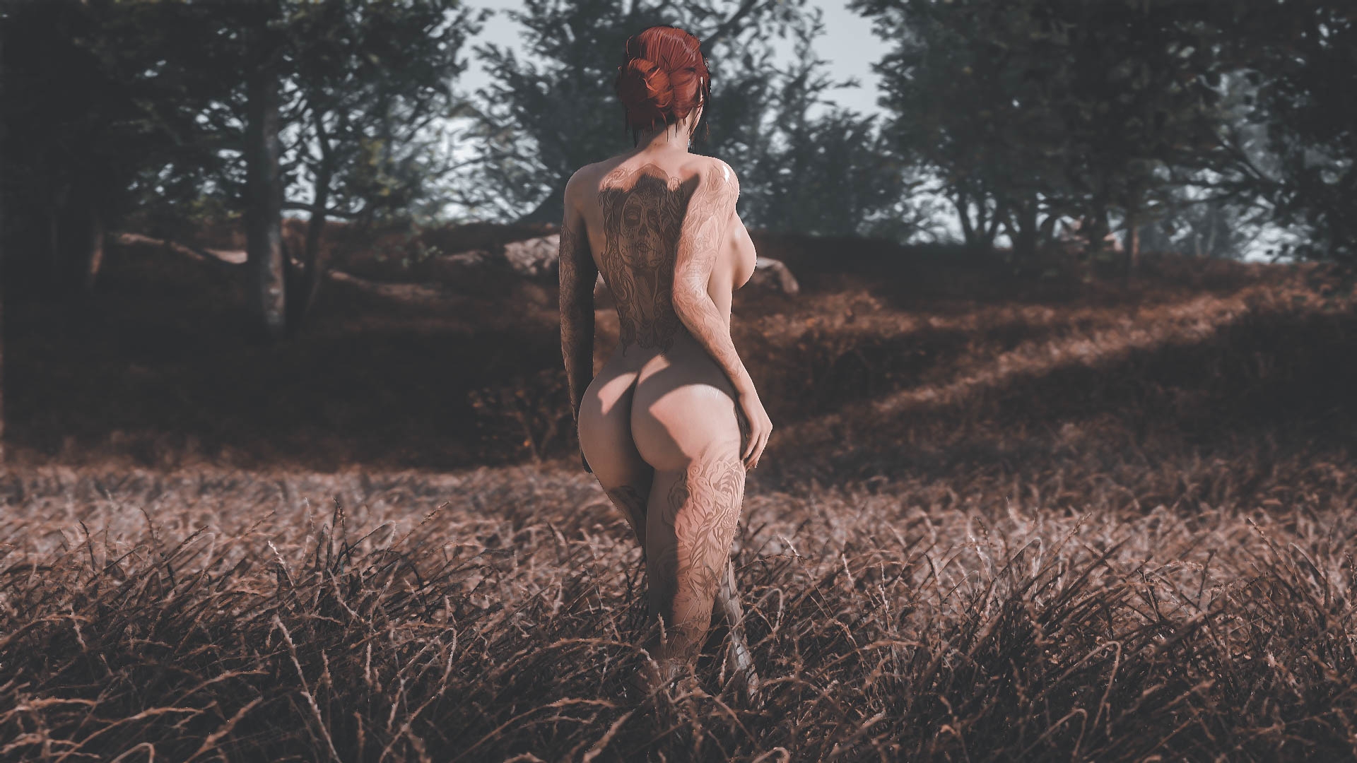 Nudity  Nude Ass Tattoos Fully Naked Fallout 4 Perfect Body