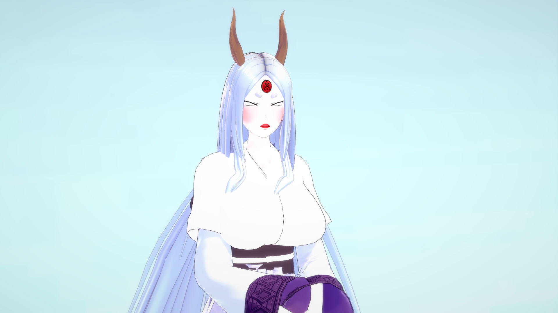 Even a Goddess needs to relax Naruto Kaguya 