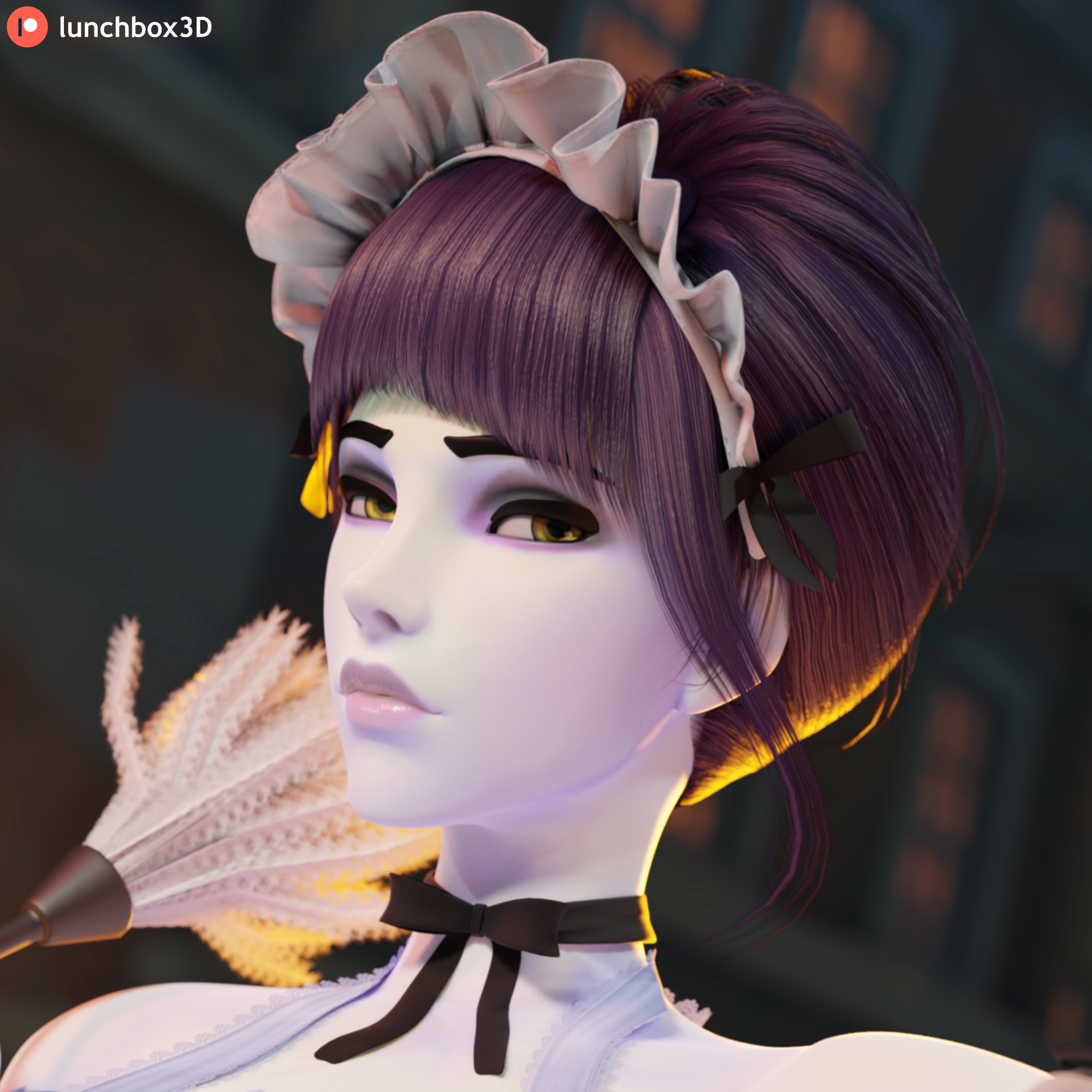 Maid Widowmaker Overwatch Widowmaker  2
