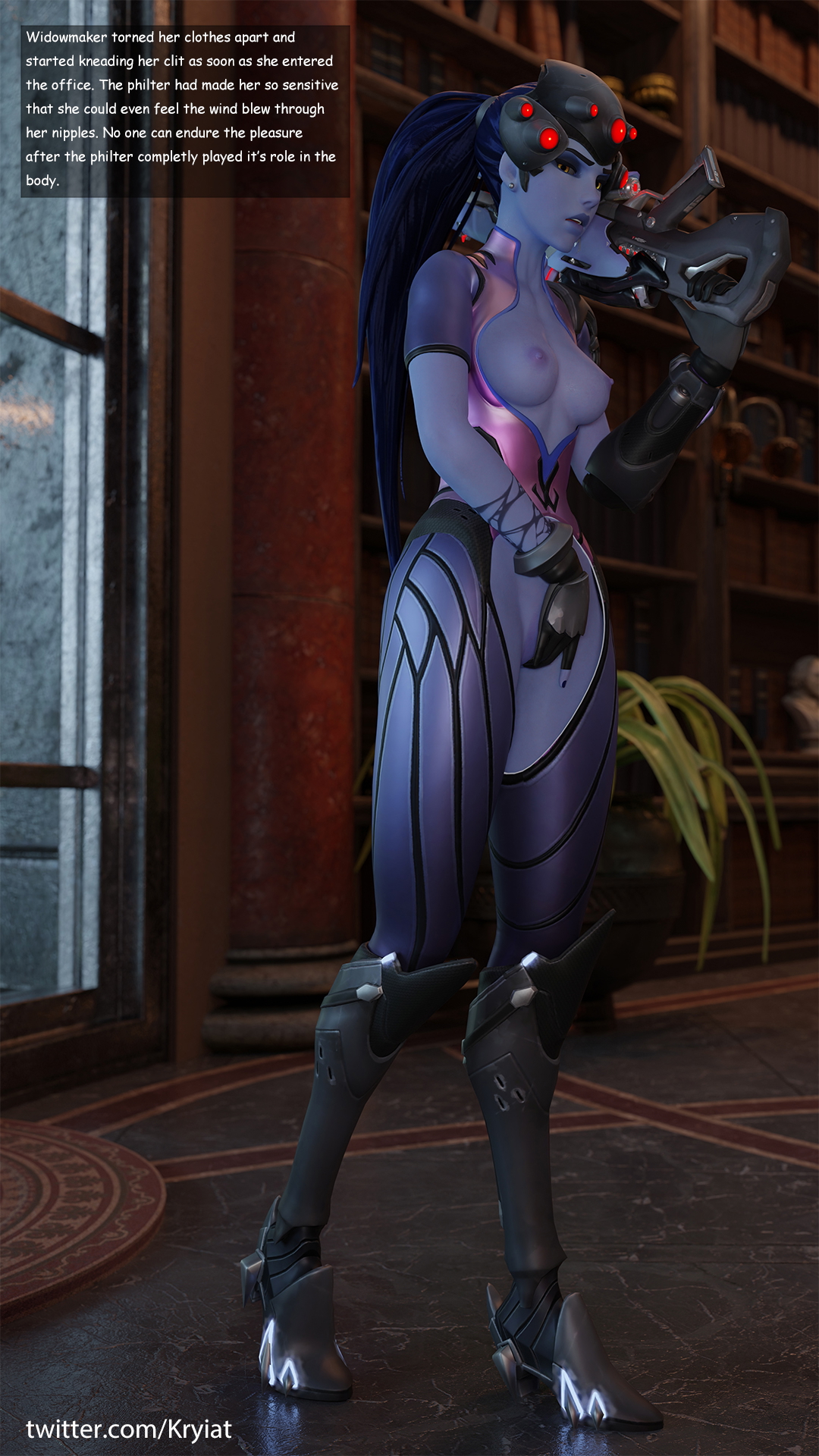 Cocky Amelie Pays Her Price(1) Overwatch Widowmaker Tracer 3dnsfw Bondage Comics Bdsm 3