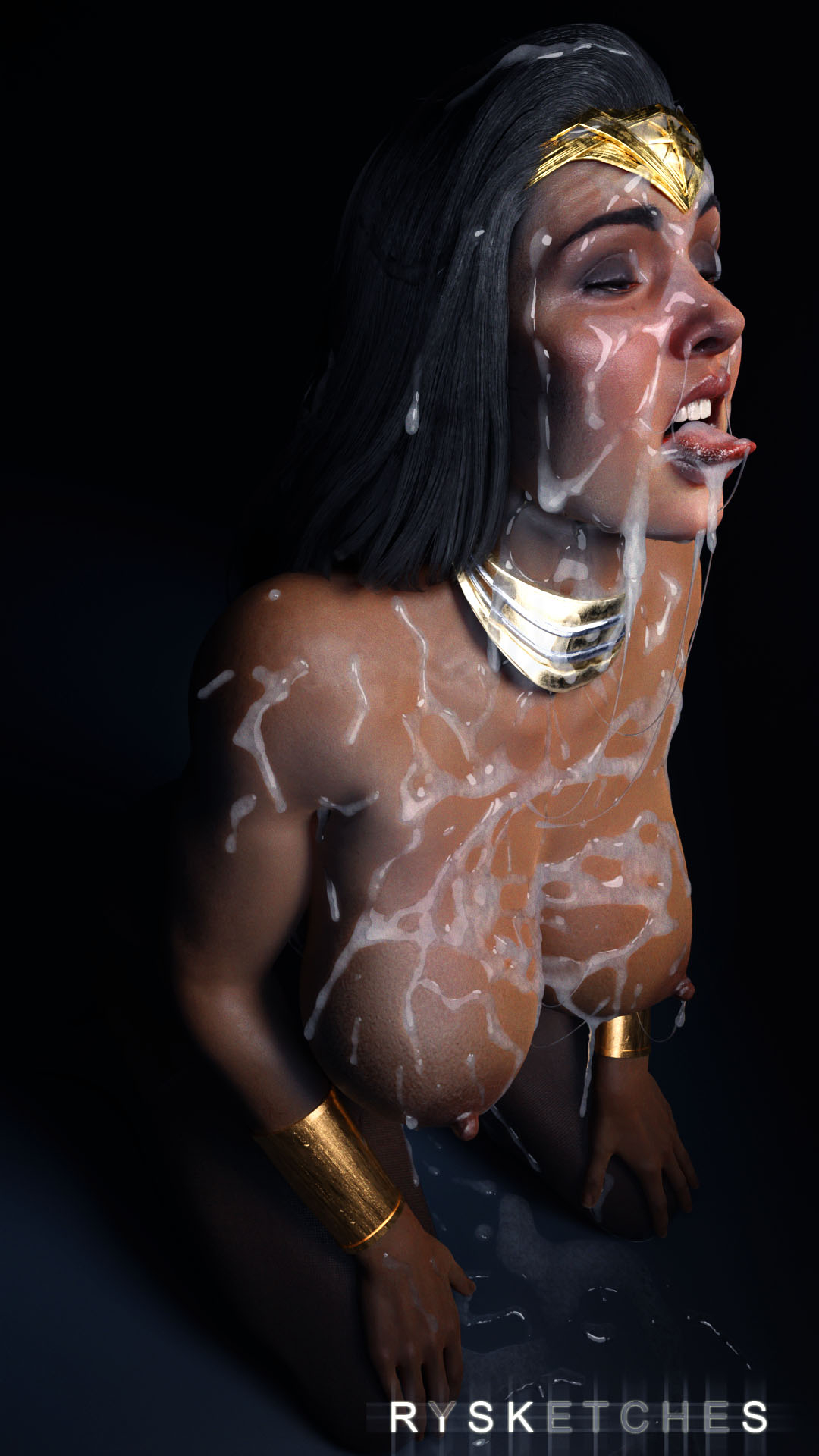 DC s cum shoot Wonder Woman Diana Prince Superman Injustice Harley Quinn Big Tits Cum Cum Covered Big boobs Injustice 2 Test 3dnsfw Breasts 5