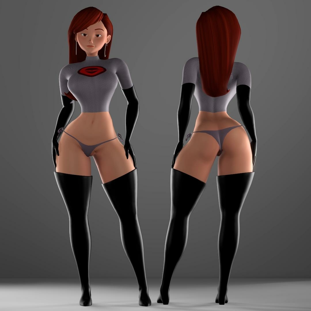 Played around with Elastigirl and came up with this Elastigirl Helen Parr The Incredibles 