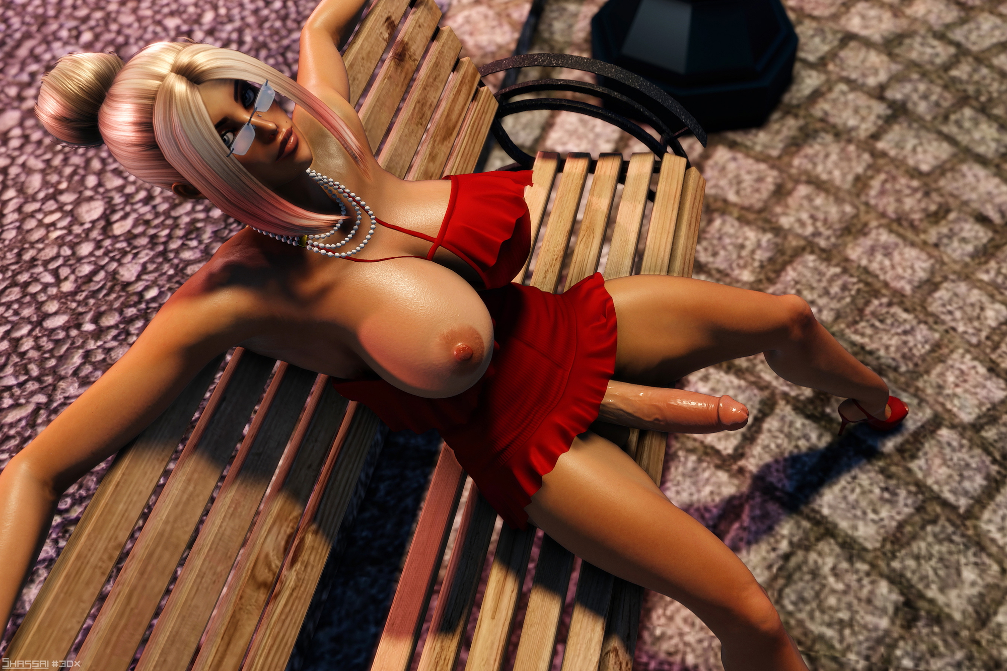 Dani - Inappropriate behavior  3d Porn Futanari Futa Big Dick Dickgirl Big Breasts Big Tits Blonde 5