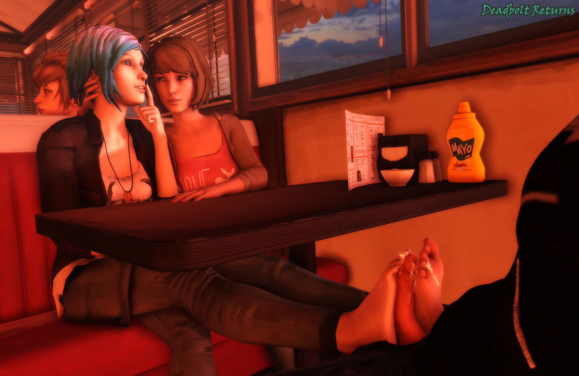 Max and Chloe Footjob at Diner Chloe Price Max Caulfield Life Is Strange Sfm Source Filmmaker Rule34 Rule 34 Nsfw 3dnsfw 3d Porn 3d Girl Threesome Footjob Foot Fetish Barefoot Feet Feetjob Feet Fetish 2
