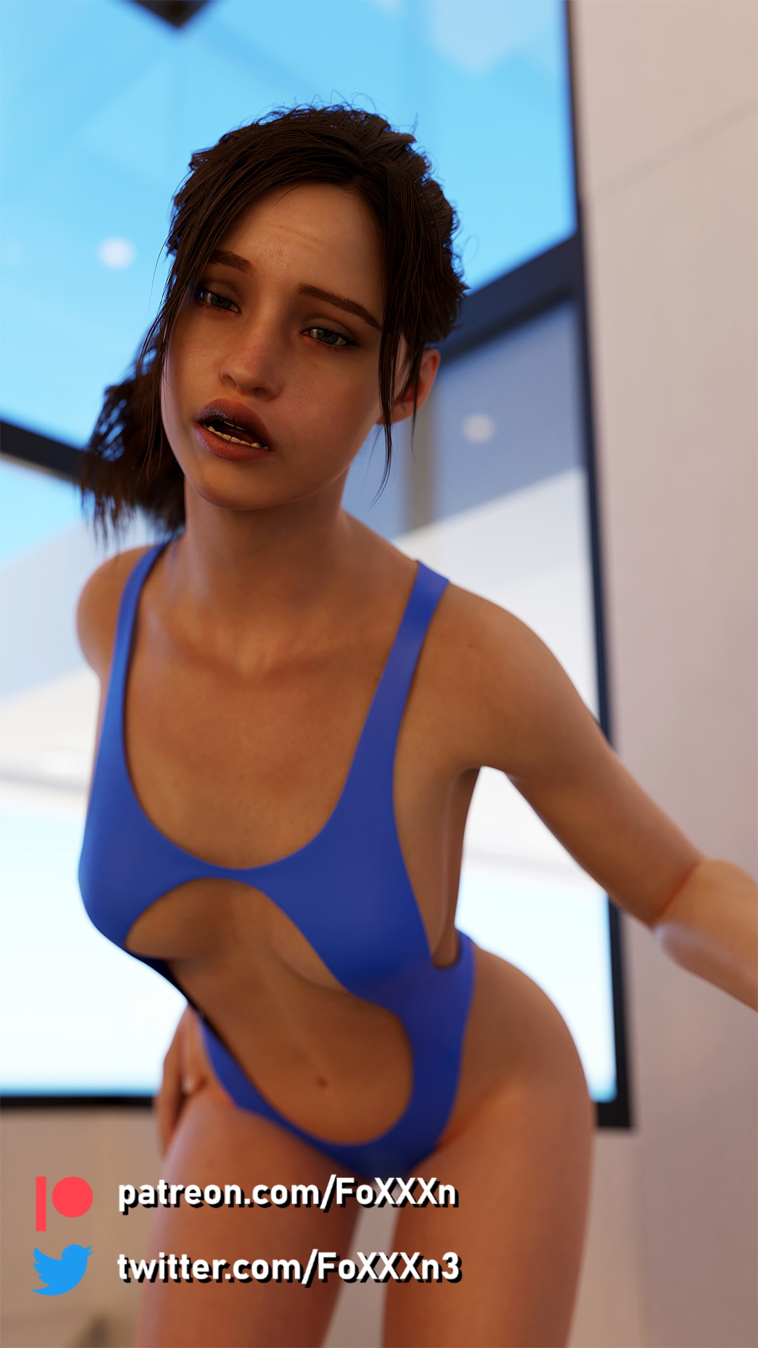 Swimsuit Claire Pose Resident Evil Resident Evil 3 Remake Resident Evil 2 Remake Claire Redfield Swimsuit Naked Wet