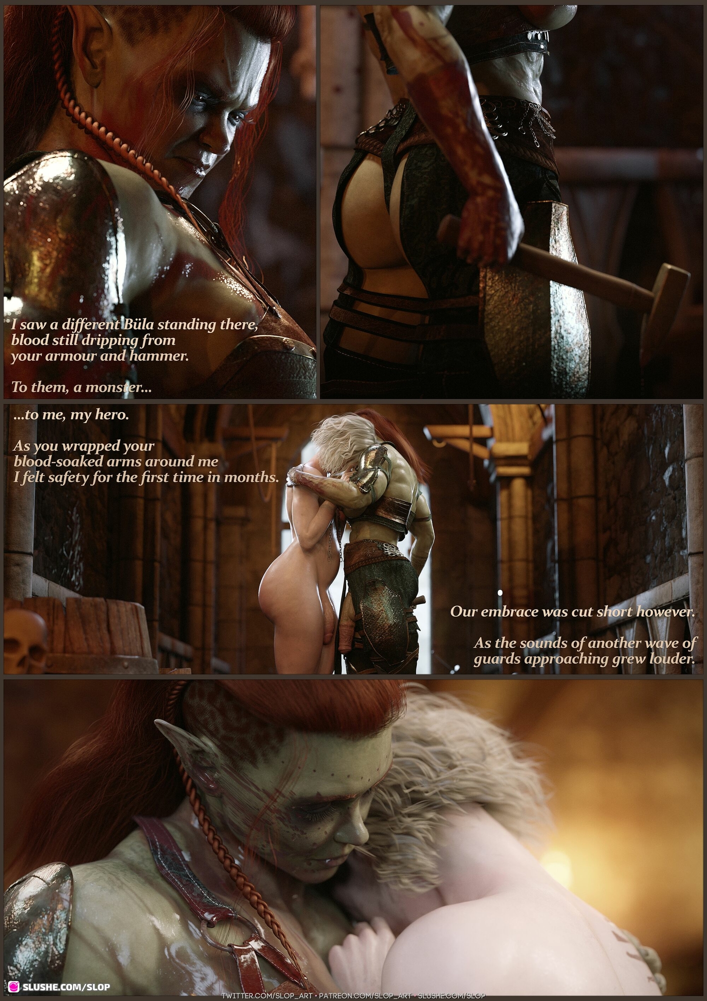 The Colosseum Part IV Nina Broughton Shemale Femboy Dickgirl Futa Orc Anal Anal Creampie Horsecock Fantasy Interracial 3