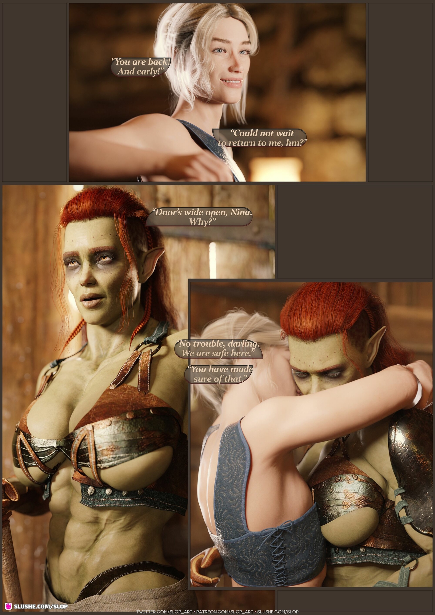 The Colosseum Part IV Nina Broughton Shemale Femboy Dickgirl Futa Orc Anal Anal Creampie Horsecock Fantasy Interracial 8