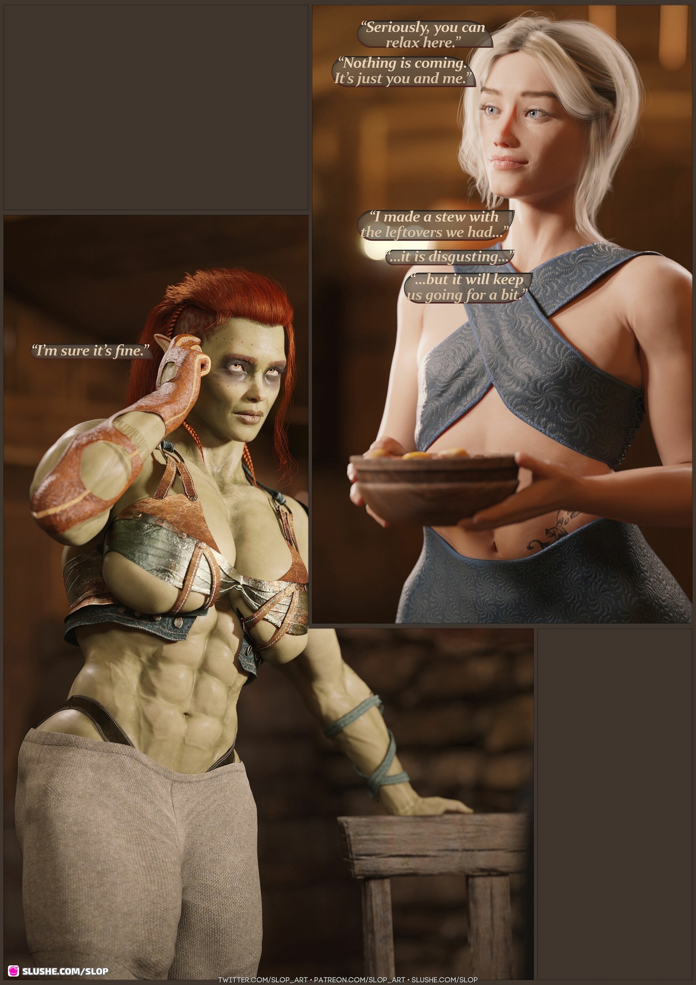 The Colosseum Part IV Nina Broughton Shemale Femboy Dickgirl Futa Orc Anal Anal Creampie Horsecock Fantasy Interracial 9