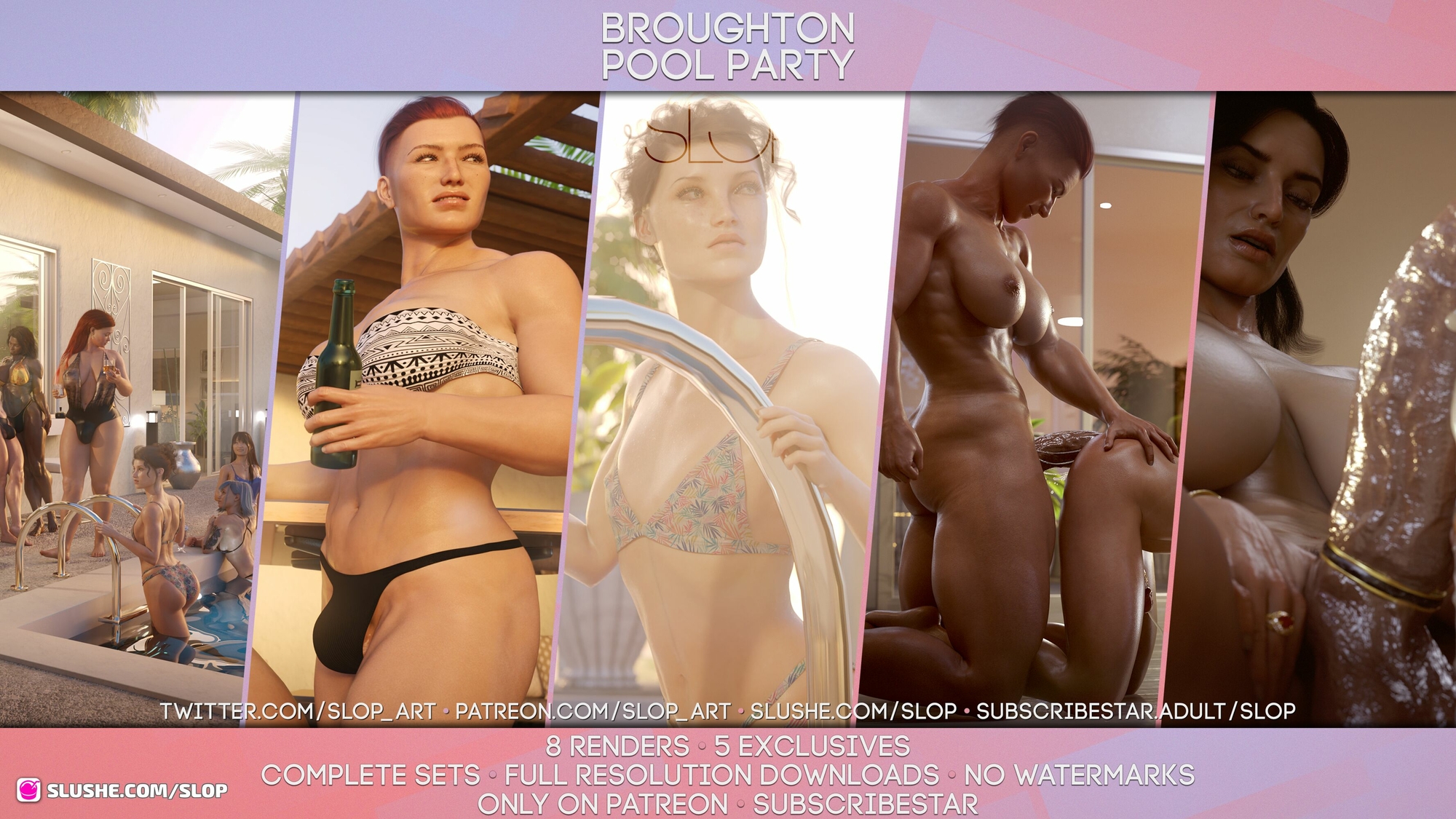 Broughton Pool Party Claudia Broughton Alice Laffut Linde Witteveen Daria Chernova Mia Bošnjak Nina Broughton Amaya Tahan Yuna Ling Shemale Futa Huge Boobs Futa Milf Milf Huge Ass Dickgirl Femboy Anal Penetration Anal Creampie Sloppy Threesome Pool Party Bathing Suit Swimsuit
