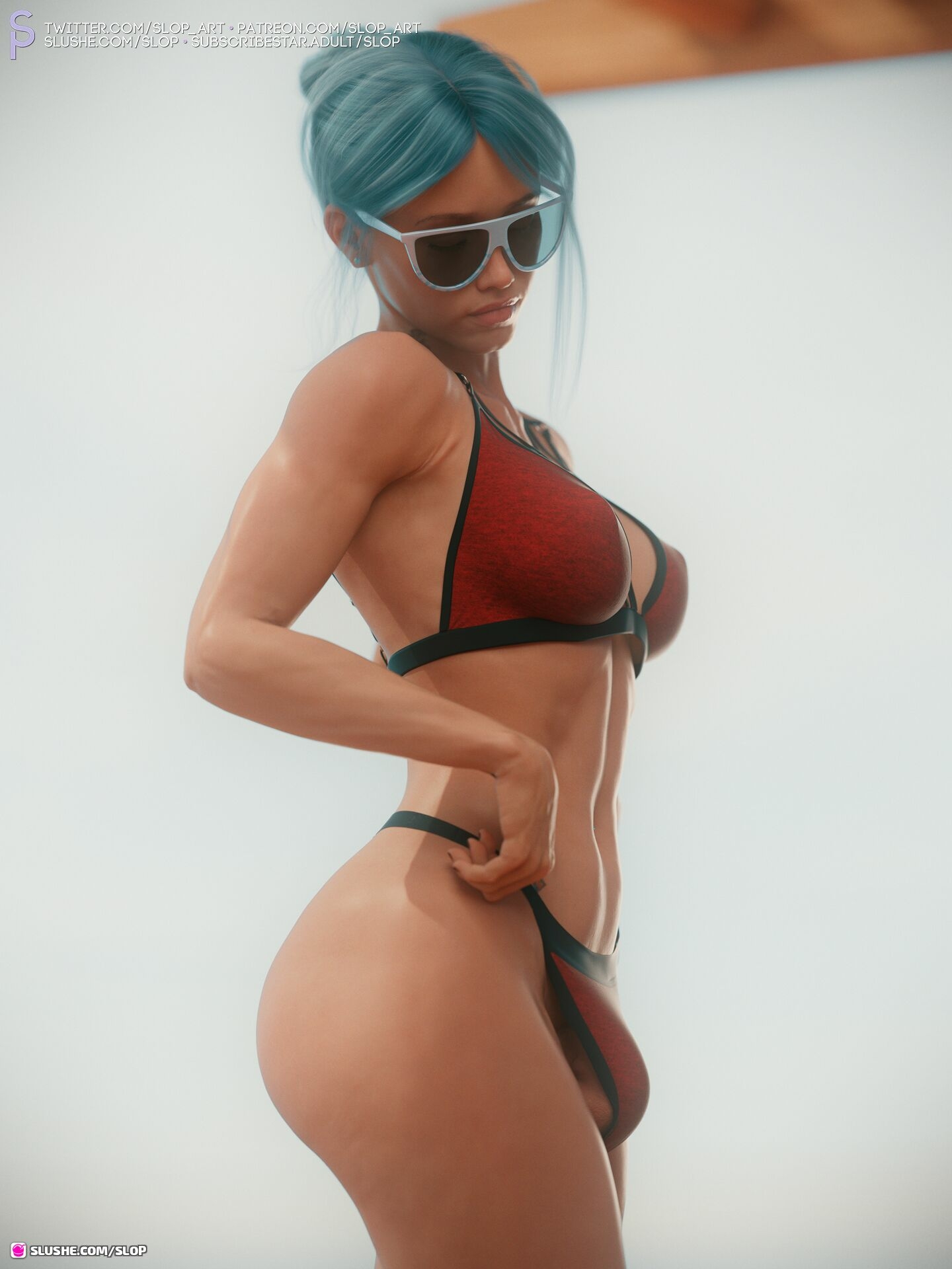 The Deep End Of The Sea Alice Laffut Linde Witteveen Shemale Futa Dickgirl Femboy Big Tits Bikini Public Outside Summer Beach Blowjob Anal 69 Foreskin 9