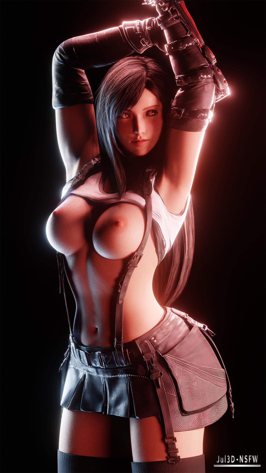 Tifa sexy pose boobs Final Fantasy Tifa Lockhart Boobs Pussy Hot Nude Naked