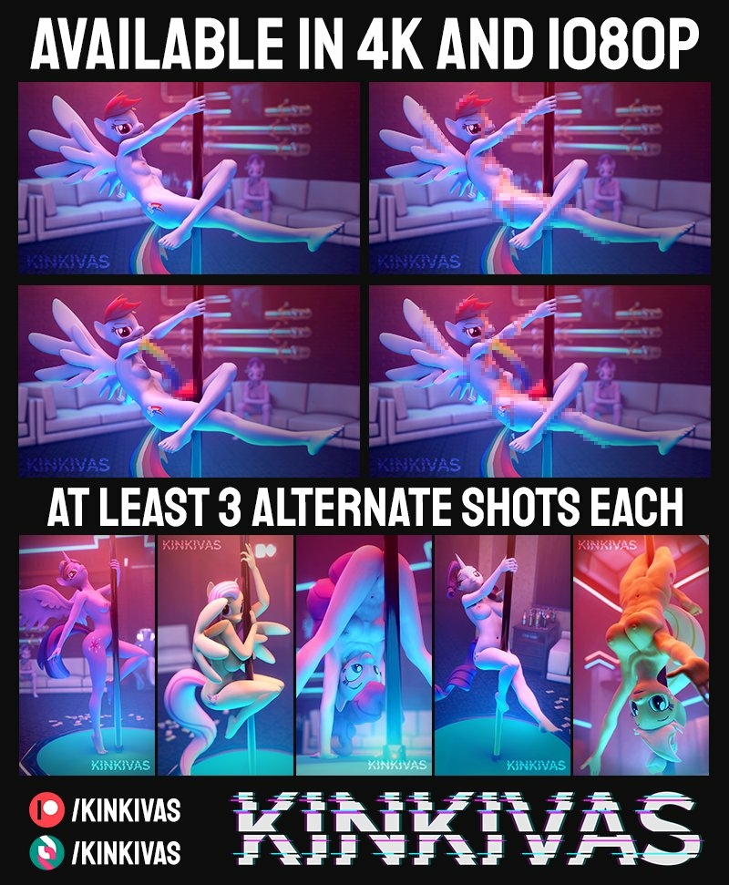 Mane Six Pole Dancing Mane Six My Little Pony Nude Furry Pole Dance