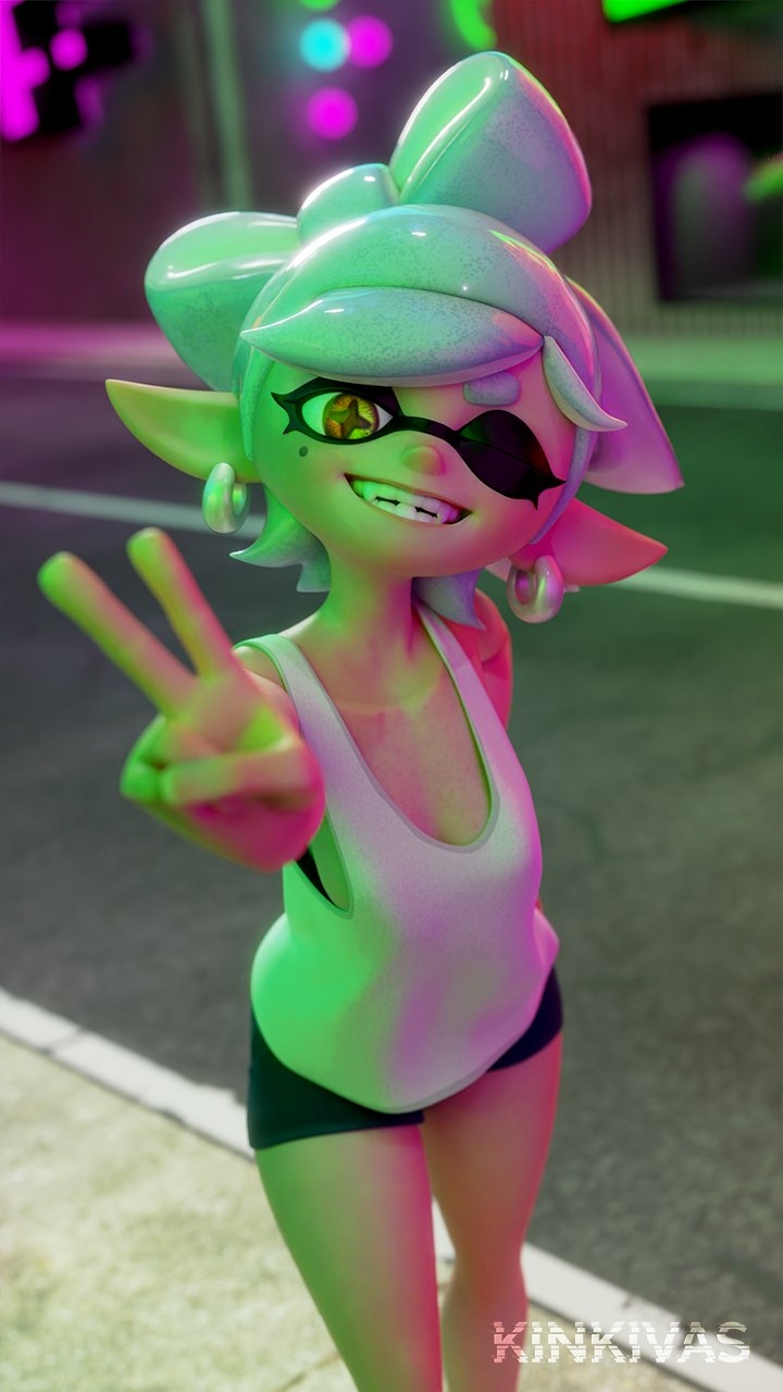 Inkolopis After Dark: Marie Splatoon Marie (splatoon) Nude Small Tits Petite
