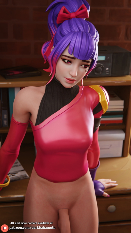 Tracy Trouble is shy (Futa alt) Fortnite Tracy Trouble Futanari 2