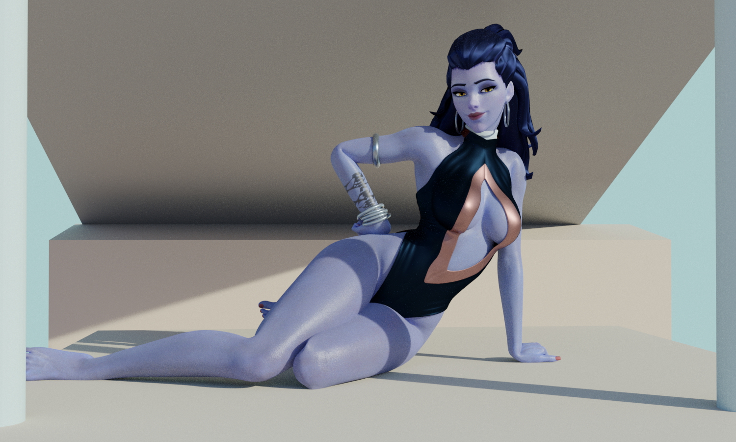 tweakedparuruland2 Widowmaker Overwatch 