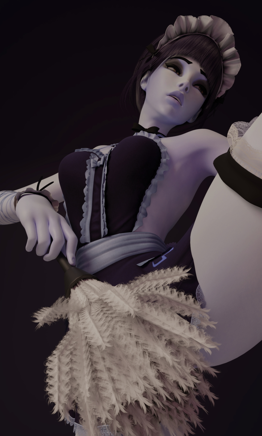 idonthatethisoknotreally Widowmaker Overwatch Maid