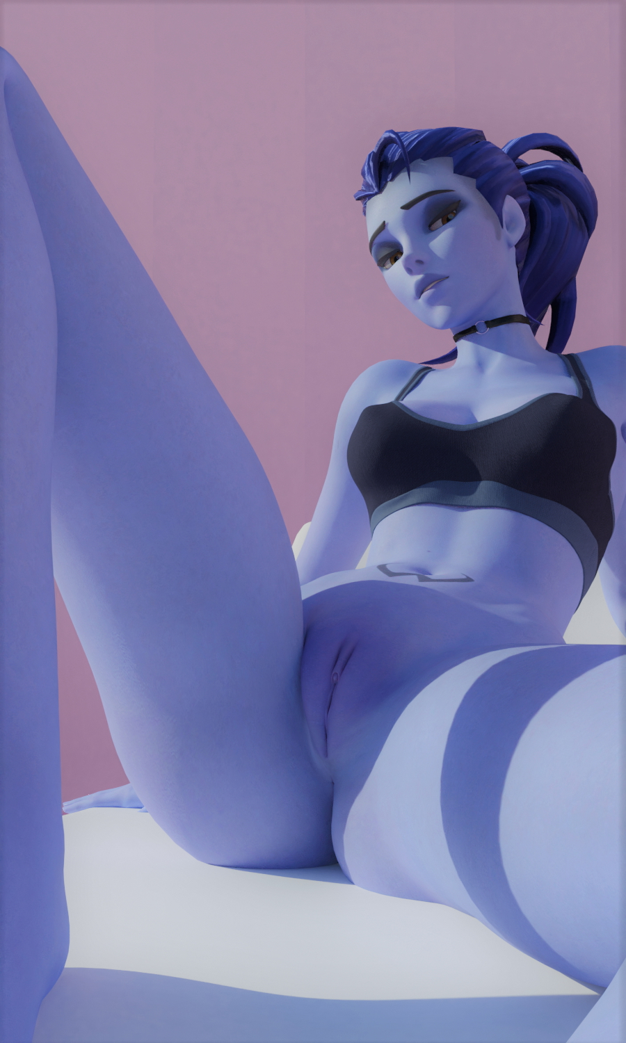 toadallynotdisappointedabouthelastrender Overwatch Widowmaker Pinup