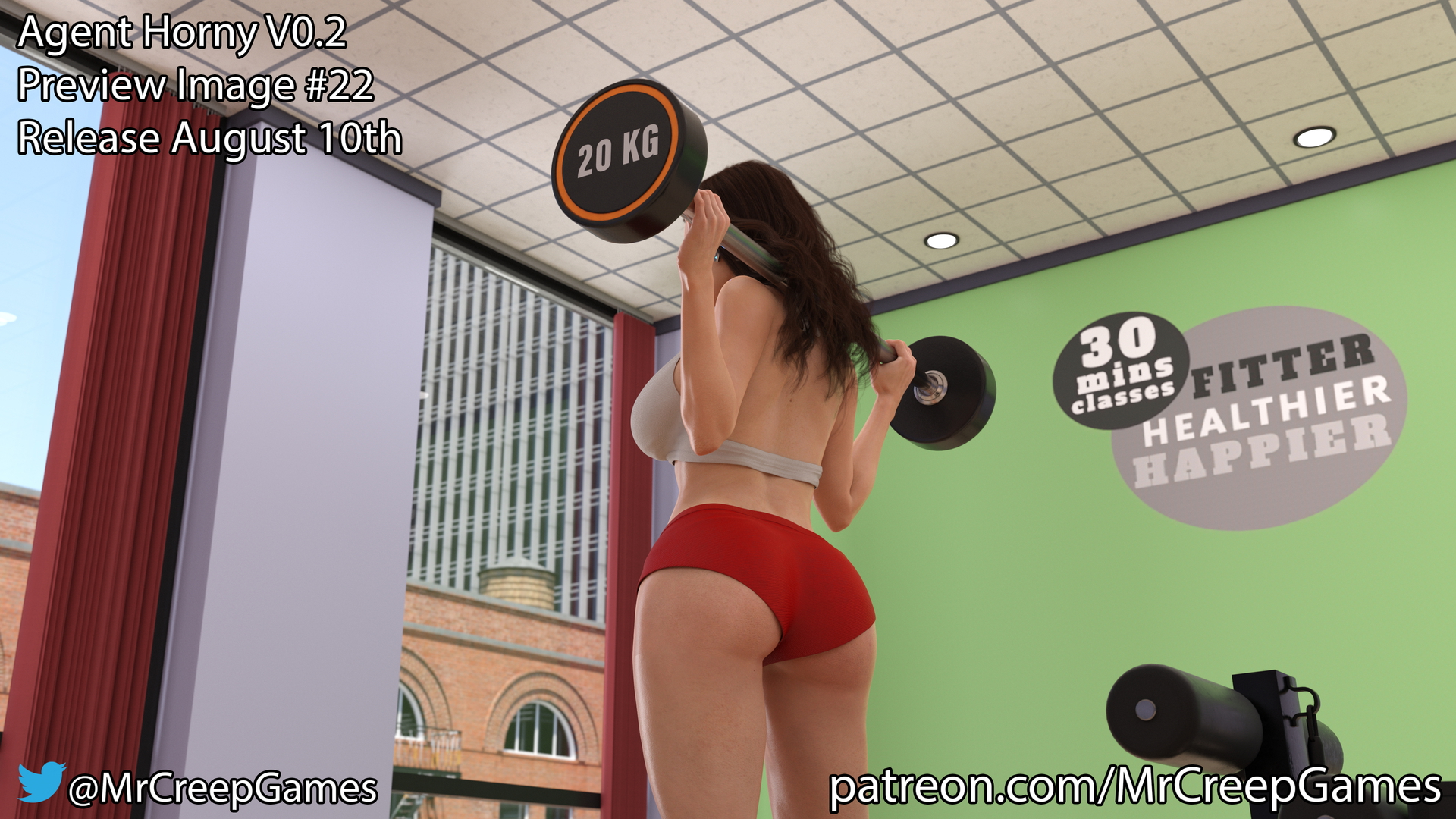 Mr.Creep Games avatar Agent Horny V0.2 Released (Preview Image #22)  3d Porn 3d Girl Nsfw 3dnsfw Sexy Hot Nude Big boobs Pinup Pose Cute Teen