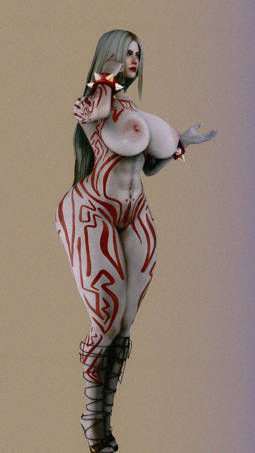 Sexy Tattooed Amazon posing with big tits - Skyrim Sexy Modding Skyrim Sexy Big Tits 3d Porn Tattoo Big Breasts Big Girl Muscular Girl Muscles Abs Posing