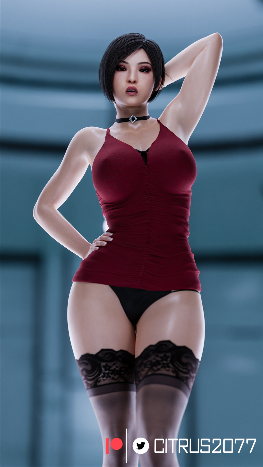 Ada Wong Pinups set Capcom Resident Evil Resident Evil 2 Remake Ada Wong Pale Skinned Female Big Ass Pose Naked Sexy Pinup Ass Thighs Clothed Breasts Tits Boobs Cum Cumshot Sex Vaginal Vaginal Sex 3