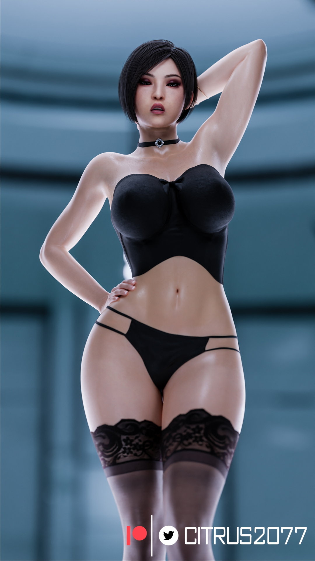 Ada Wong Pinups set Capcom Resident Evil Resident Evil 2 Remake Ada Wong Pale Skinned Female Big Ass Pose Naked Sexy Pinup Ass Thighs Clothed Breasts Tits Boobs Cum Cumshot Sex Vaginal Vaginal Sex 4
