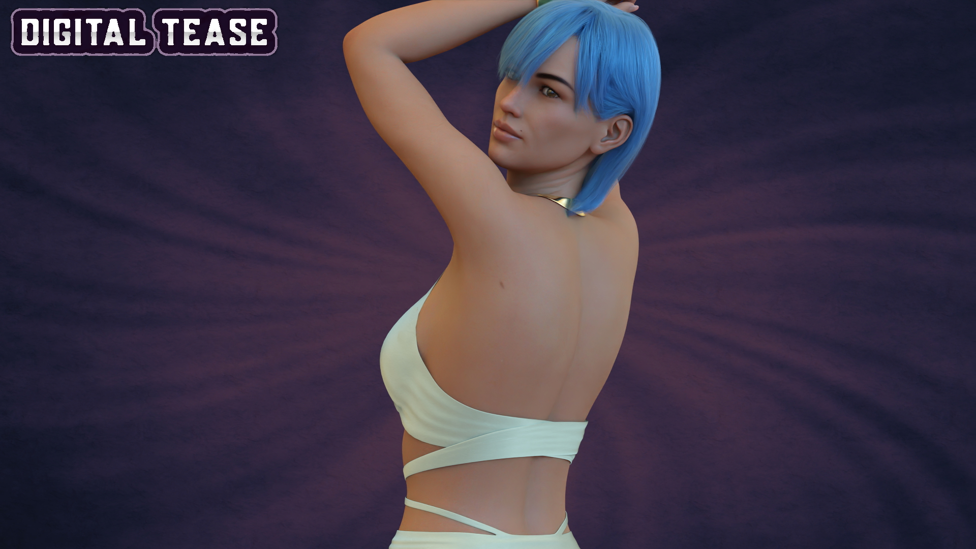 Blue hair is hot...  Dress Boobs 4