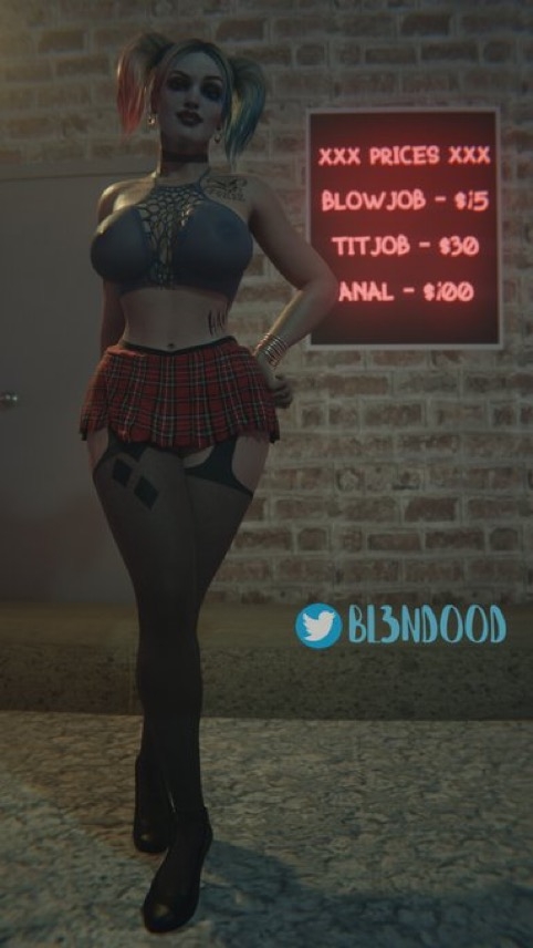 Harley Q Hooker set Harley Quinn  3