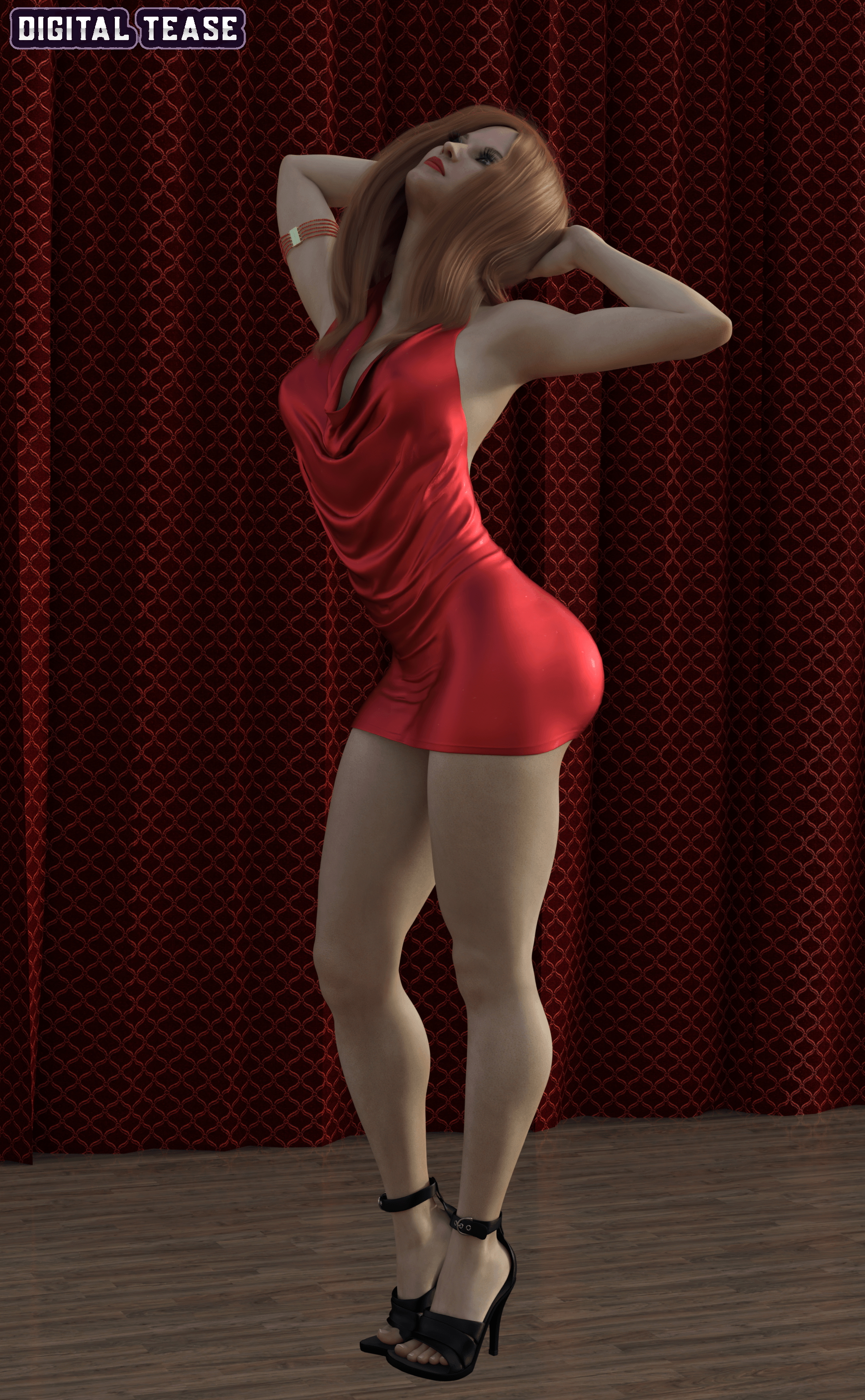 A public tease!  Legs Dress High Heels Sexy Blonde Tease 3