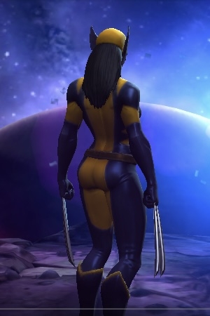 Marvel/DC Mobile Characters  3d Girl 24