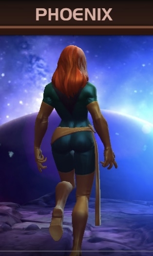 Marvel/DC Mobile Characters  3d Girl 44